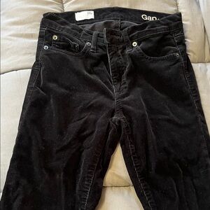 GAP Black Women's Corduroy Skinny Jeans -